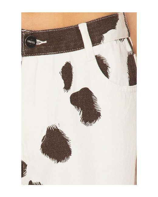 SNDY'S Black Becks Cowhide Jean