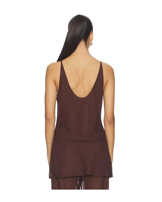 Madison The Label Brown Anastasia Tank