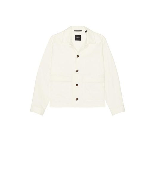 Theory White Moonsoft Jacket for men