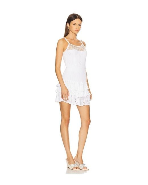 Vestido Kalene En Color Blanco Talla (También En M, S, Xl, Xs) LoveShackFancy de color White