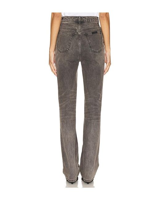 Fear Of God Gray High Waisted Fitted Leg Jeans