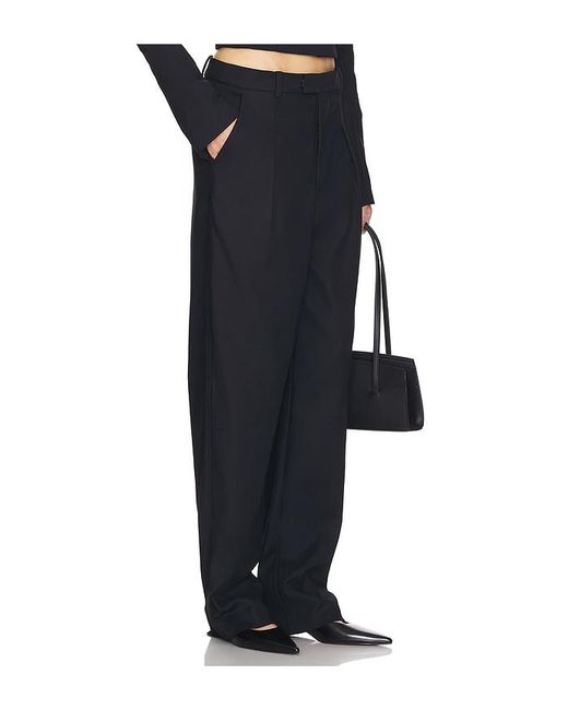 Helsa Black The Barrel Pant