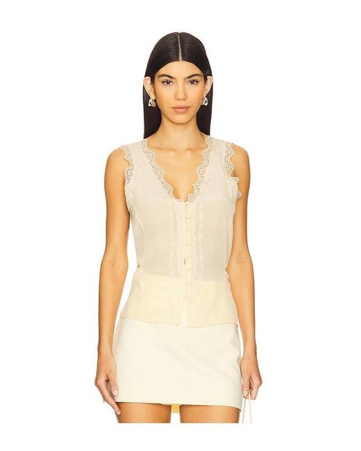 PAIGE Natural Ancona Top