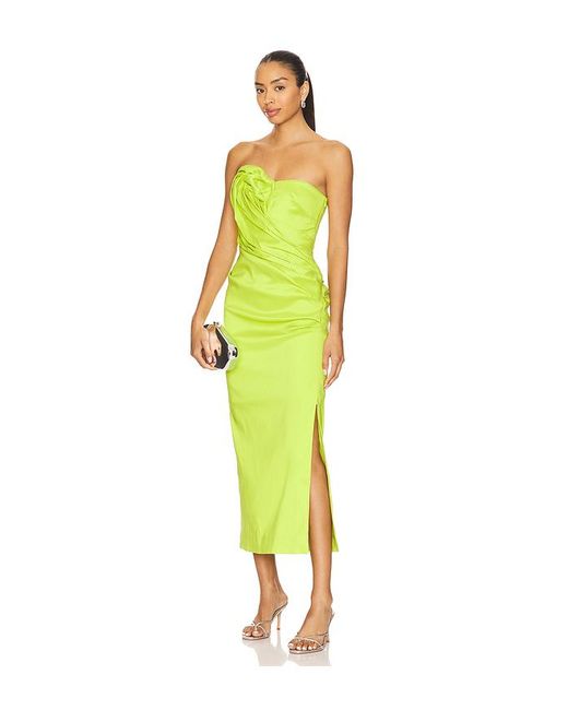 Acler Yellow Lade Maxi Dress