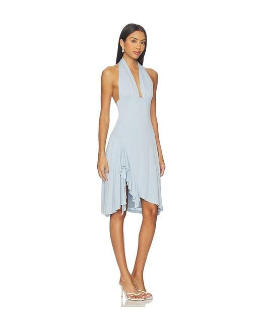 With Jean Blue Midi-Kleid Kesha