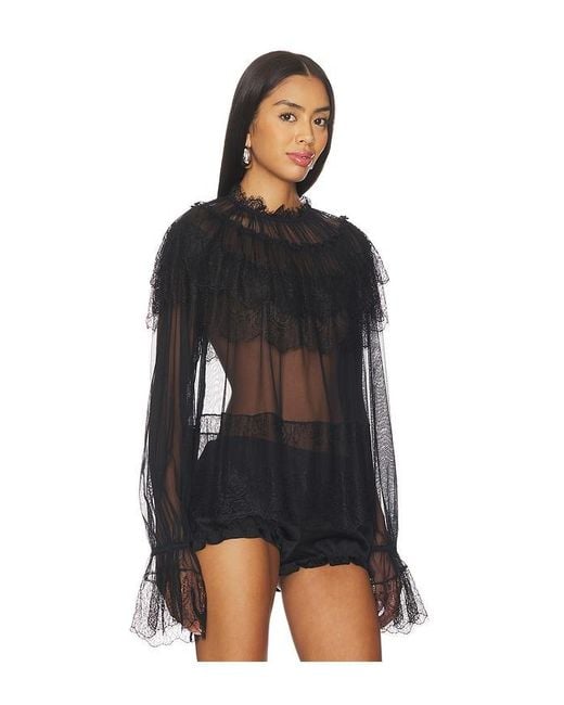 Tularosa Black Kylen Blouse