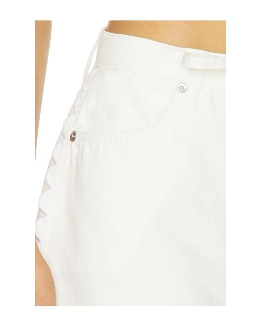Rag & Bone White Featherweight Nolan Short