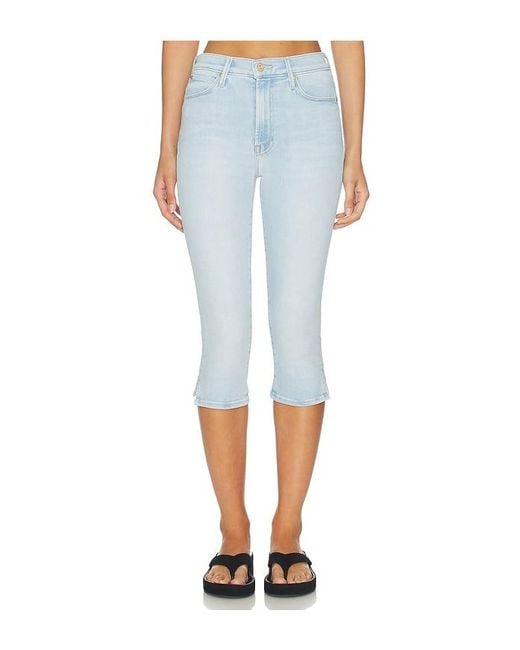 Mother Blue The Stunner Zip Bunny Snip Jeans