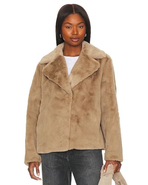 Velvet By Graham Spencer Raquel Jacket in Natural Lyst UK