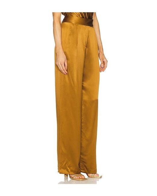 The Sei Yellow Wide Leg Trouser