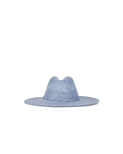 Lovers + Friends Blue Idel Wide Brim Hat