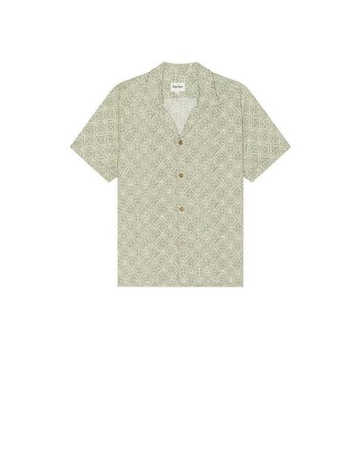 Rhythm Green Java Shirt for men