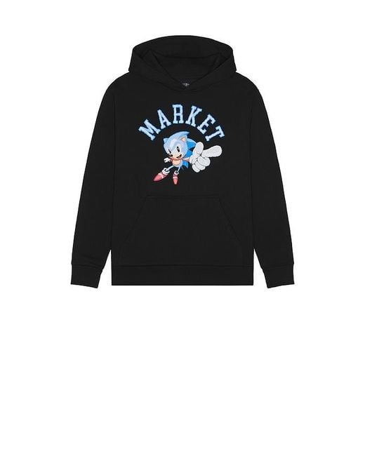 Market Black X Sonic No 1 Hoodie for men