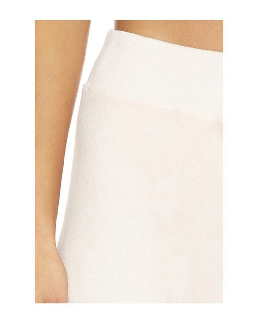 Bobi White Comfort Waist Skinny Flare Pant