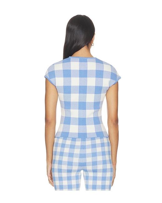 SER.O.YA Blue Sorel Top