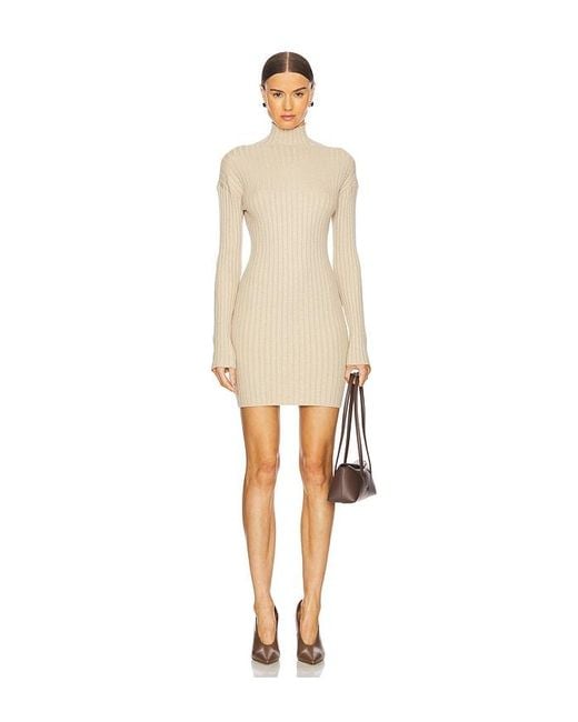 L'academie Natural Saro Mini Knit Dress
