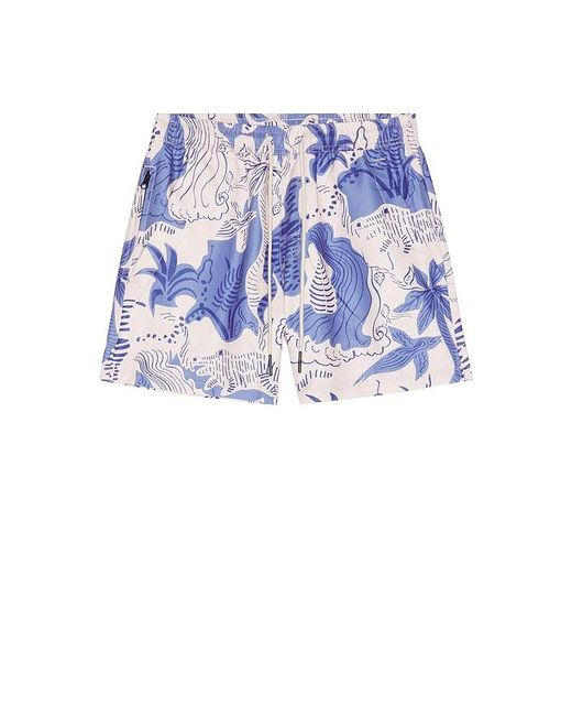 Oas Blue Mystea Swim Shorts for men