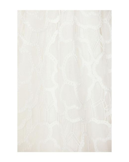 Bardot White Jovie Babydoll Mini Dress