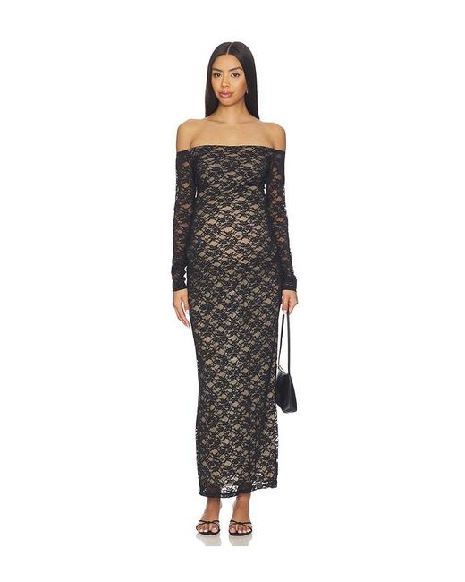 BUMPSUIT White Off The Shoulder Lace Dress