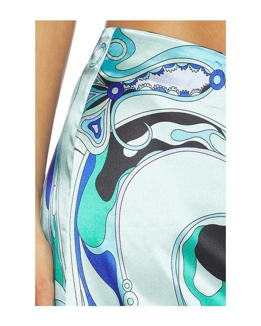 MORE TO COME Blue Tavianah Maxi Skirt