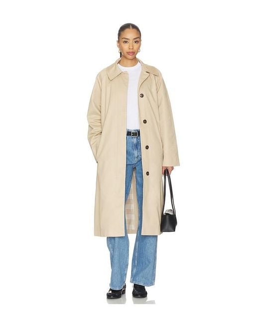 Varley White Robyn Car Coat