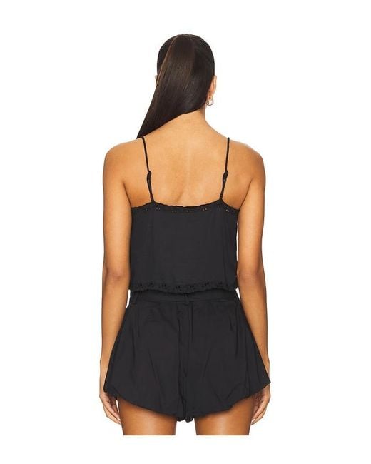 Free People Black Pieces Of You Cami