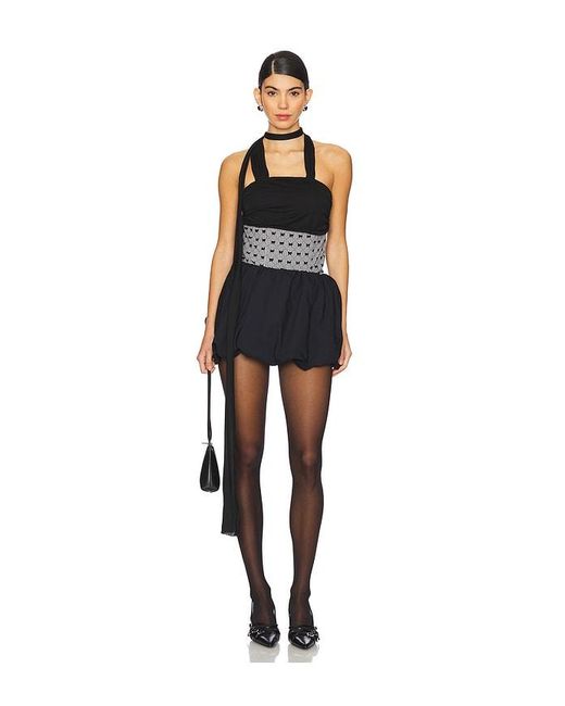 ZEMETA Black Gift Wrap Top