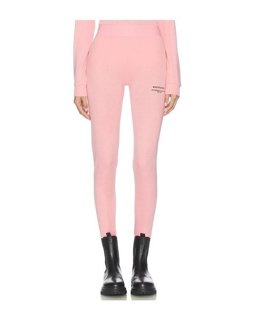 White/space Pink Merino Baselayer Bottom
