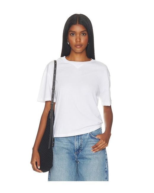 FAVORITE DAUGHTER White The Everyday Short Sleeve Tee