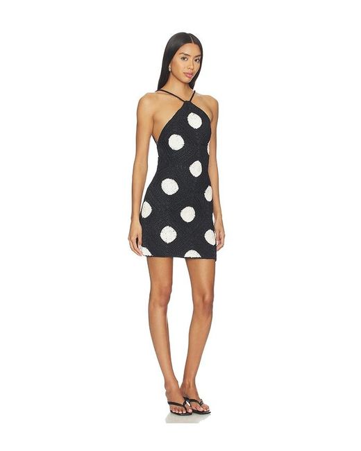 Simon Miller Black Kit Crochet Mini Dress