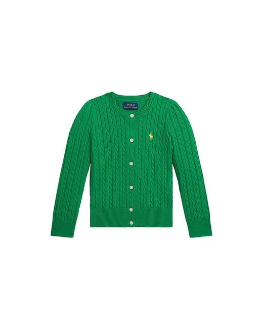 Polo Ralph Lauren レディース グリーン カーディガンの通販はau PAY