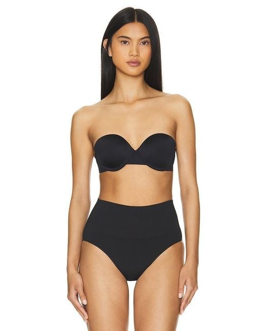 Spanx Black Smooth Suit Your Fancy Strapless Bra