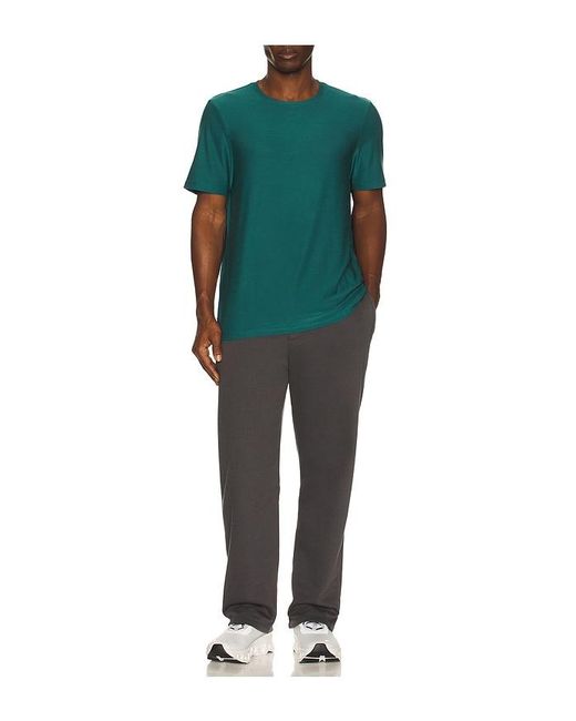 Beyond Yoga Black Luxefleece Straight Leg Pant for men