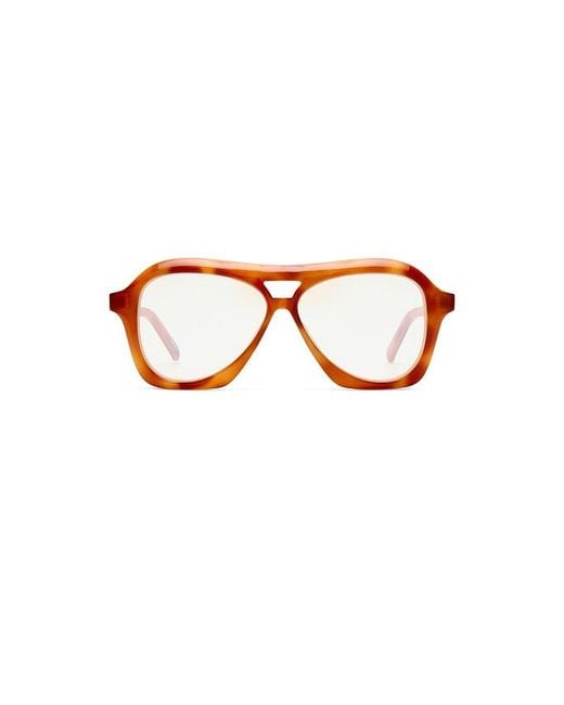 Le Specs Brown Drizzle Light Glasses