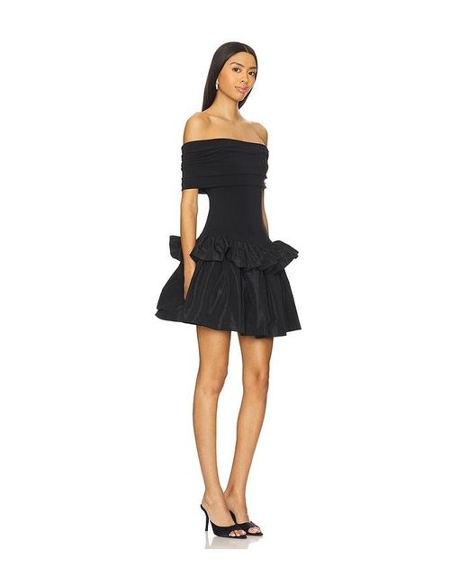 Anna October Black Lourdes Mini Dress