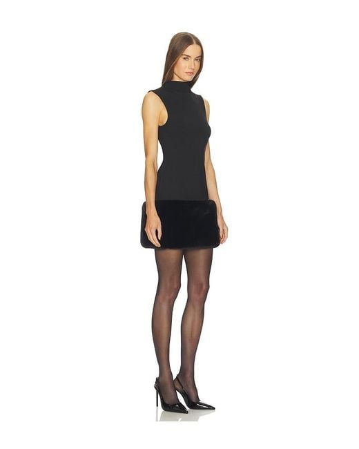 LOBA Black Dianne Mini Dress