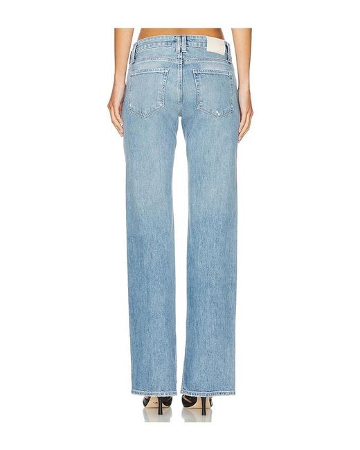 PAIGE Blue Celeste Wide Leg Jeans