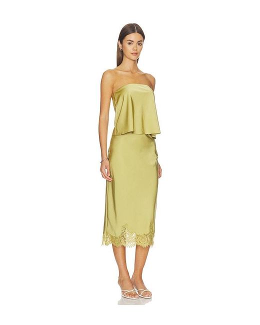 MORE TO COME Yellow Bexley Midi Skirt Set