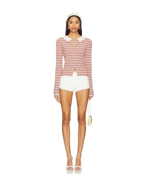 Fait Par Foutch White Edith Cardigan