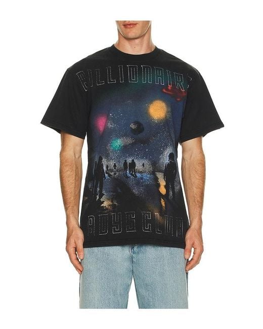 BBCICECREAM Black Mist Oversized Tee for men