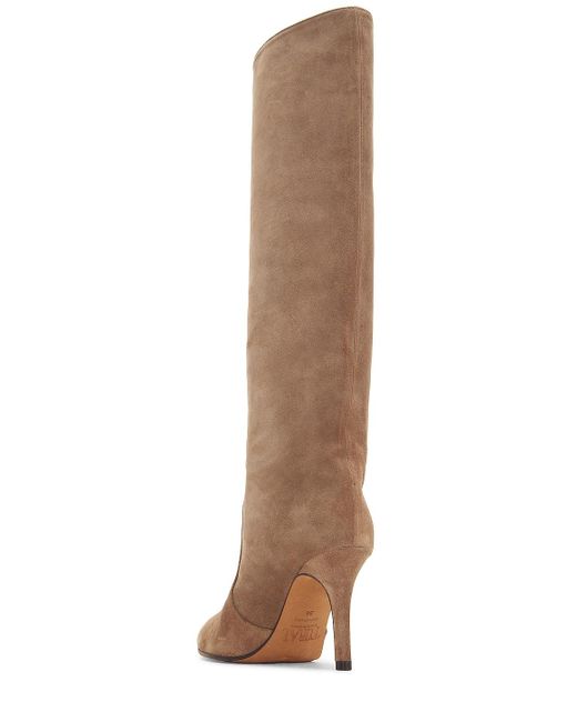 Toral Suede Tall Boot Brown
