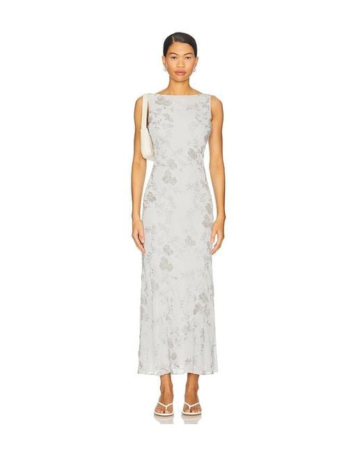 Stone Cold Fox White X Revolve Blaire Embroidered Maxi Dress