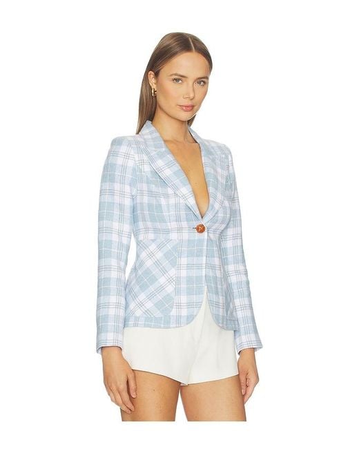 Smythe White Patch Pocket Duchess Blazer