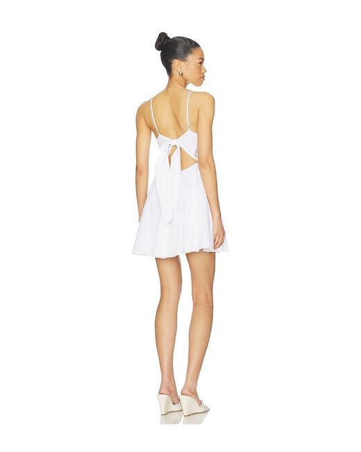 Poupette White Emilie Mini Dress