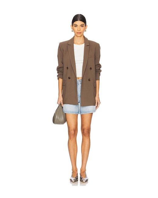 Agolde Blue V-Waist Short