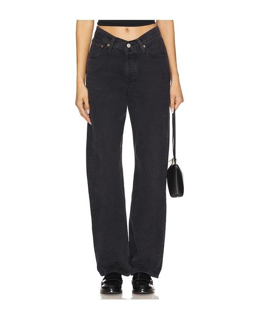 Agolde Blue V-Waist Kelly Jeans