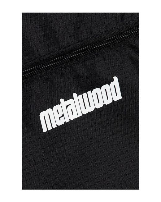 METALWOOD STUDIO Black Pocketable Tote for men