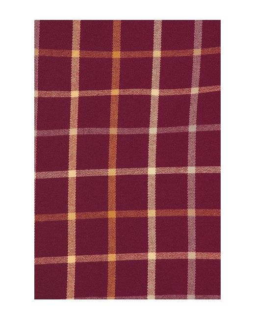 Free People Red Atlas Plaid Mini Dress