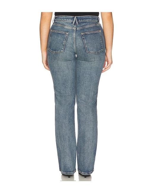GOOD AMERICAN Blue Good Standard Bootcut Jeans