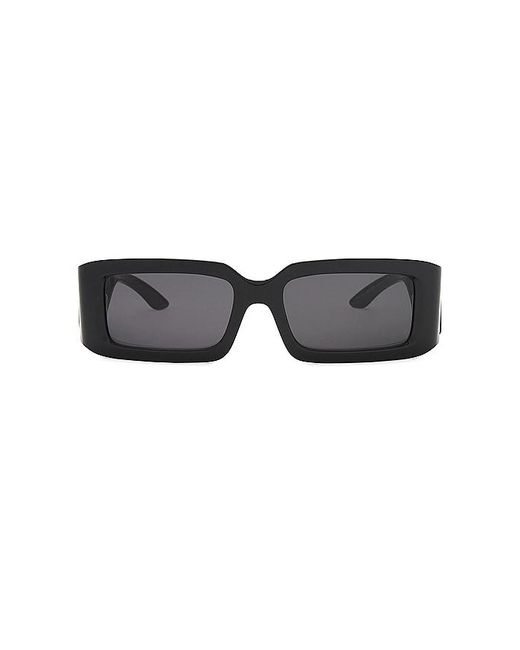 Dolce & Gabbana Black Rectangle Sunglasses